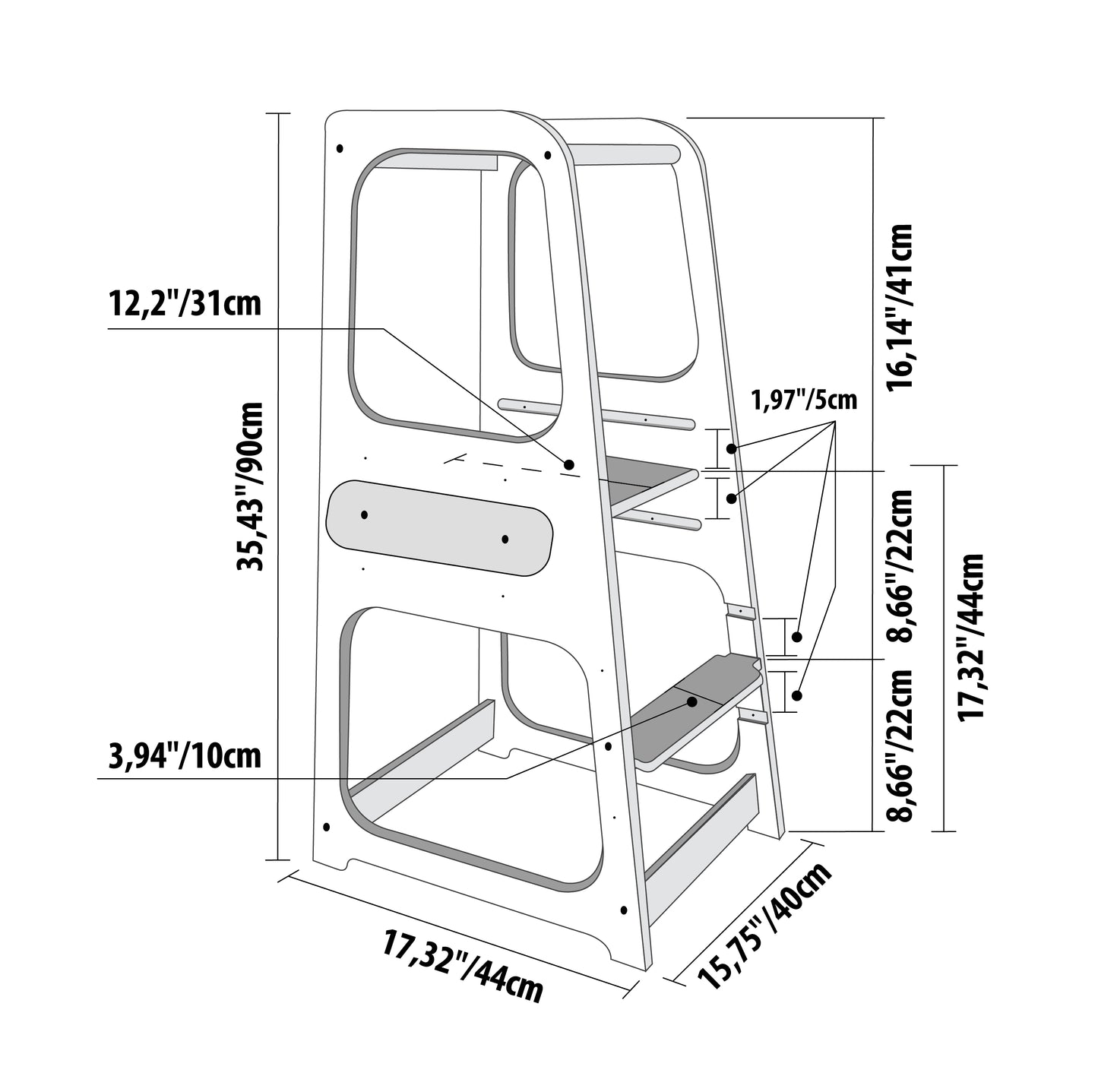 Montessori Kitchen Tower
