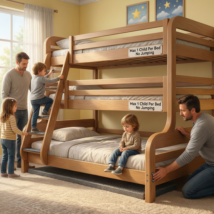 Essential Safety Tips for Triple Sleeper Bunks