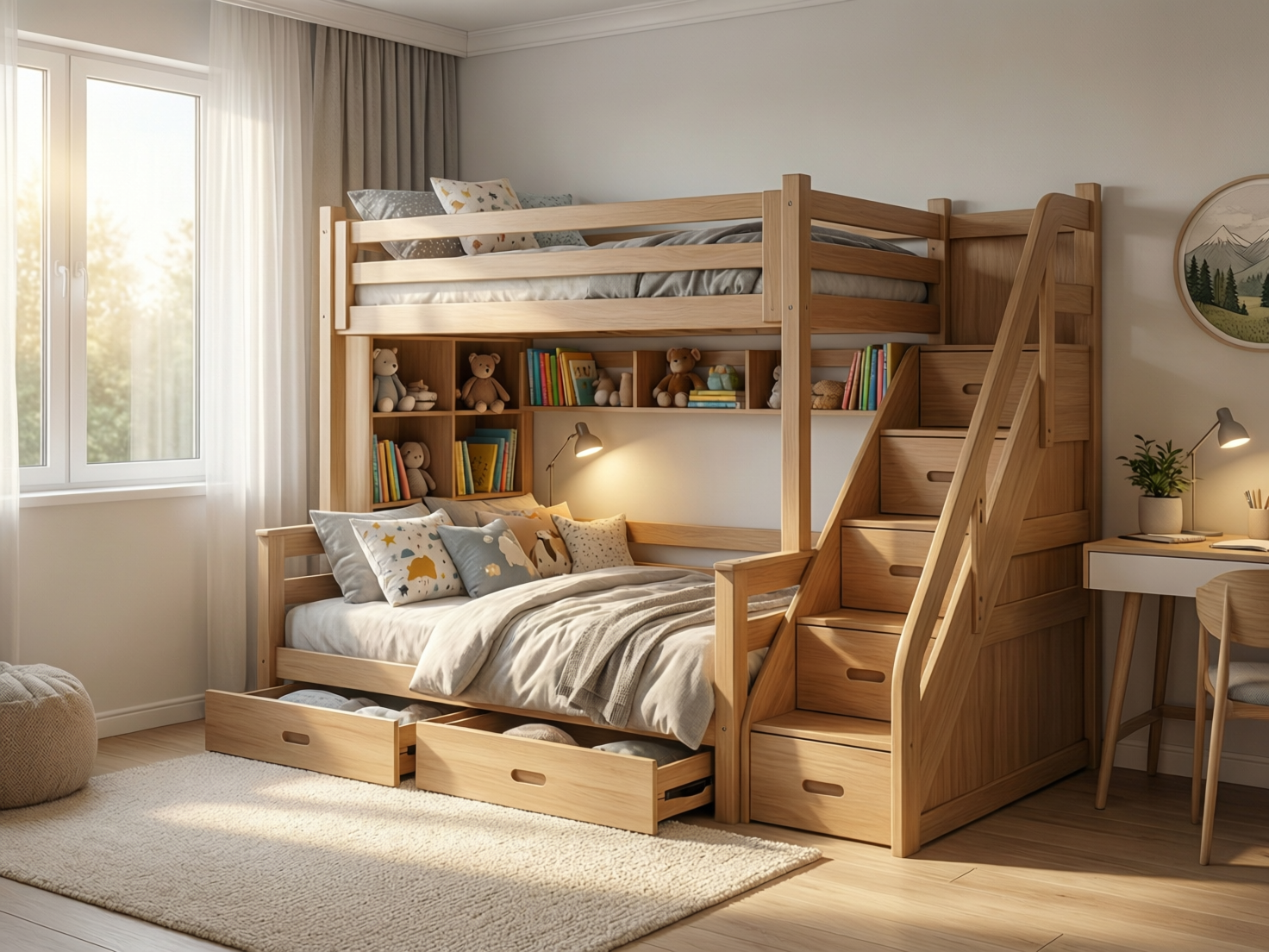 How to Choose the Right Bunk Bed with Storage for Your Child’s Room