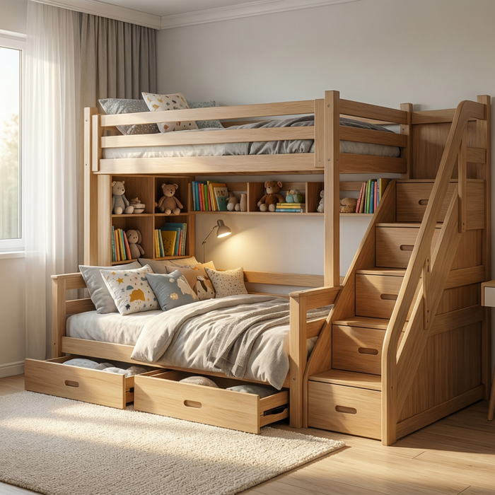 How to Choose the Right Bunk Bed with Storage for Your Child’s Room