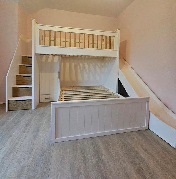 Vienna L Shape Bunk (with slide)