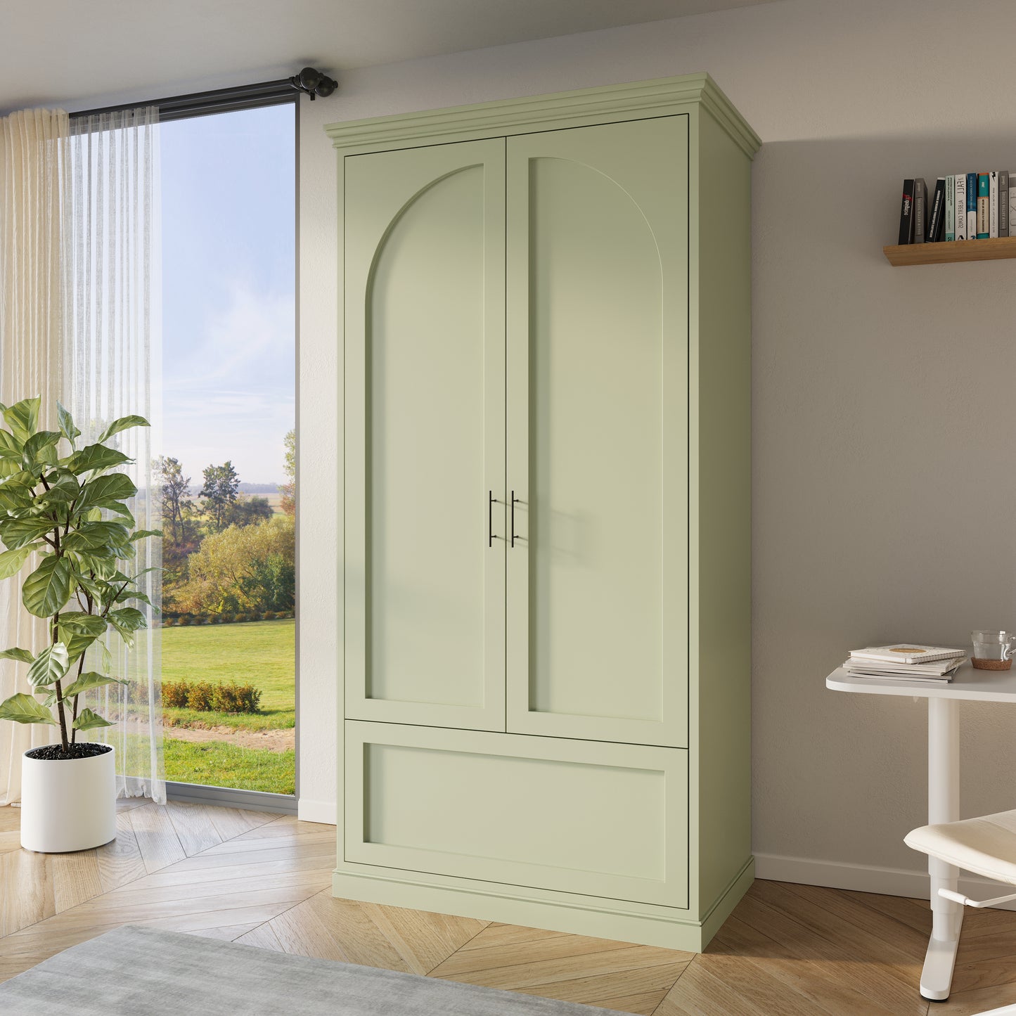 Selene Arched Wardrobe